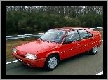 Droga, Czerwony, Citroen BX